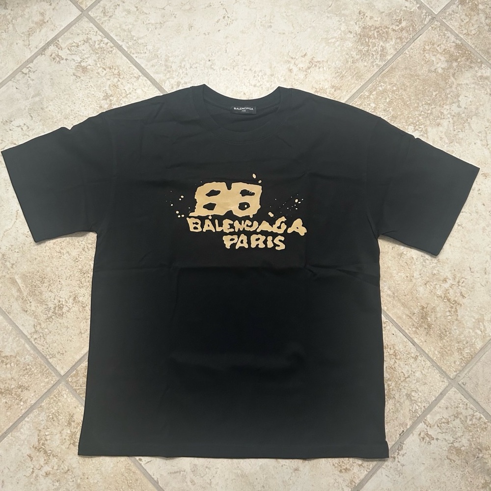 Balenciaga Hand-drawn Bb
Icon T-shirt Size L